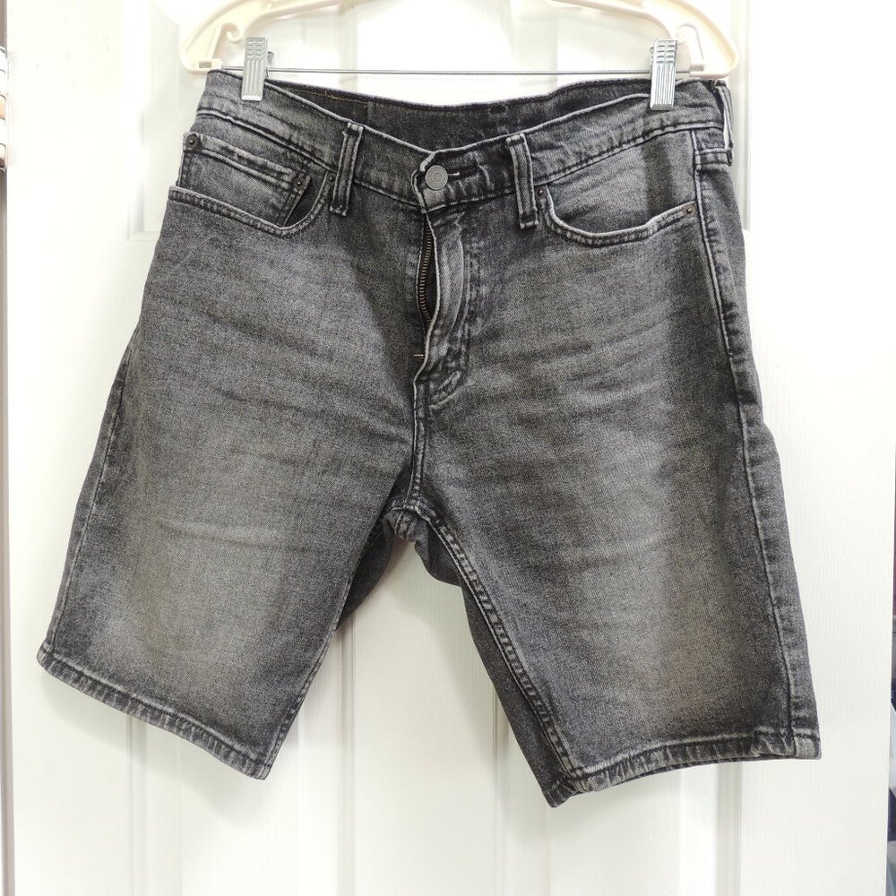 Levi's 511 Jean Shorts Size 34 Black Wash